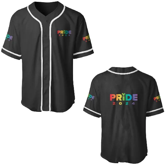 Disney Pride Collection Rainbow Mickey Mouse Icon Pride 2024 Baseball Jerseys