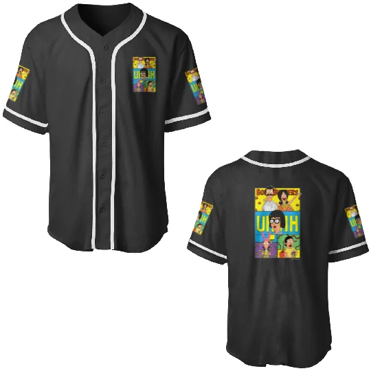 The Bobs Burgers Movie Bob Linda Tina Louise Gene Uhhh Baseball Jerseys