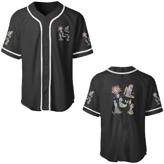 Disney Olaf Presents Costume Sketches Tank Top Baseball Jerseys