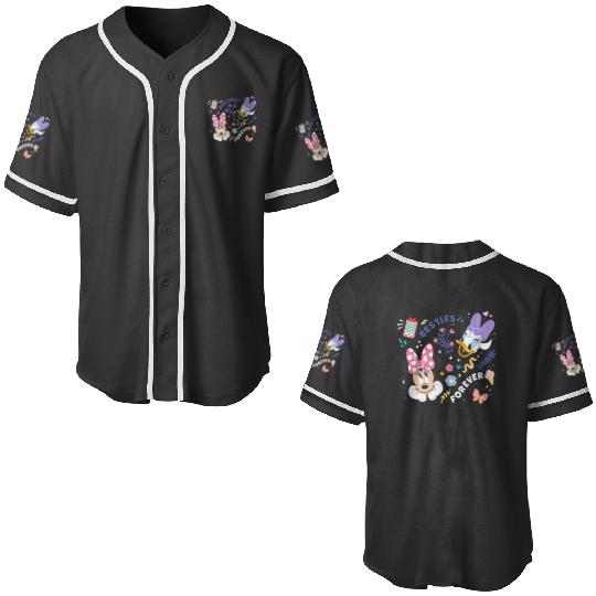 Disney Mickey And Friends Minnie & Daisy Besties Forever Baseball Jerseys