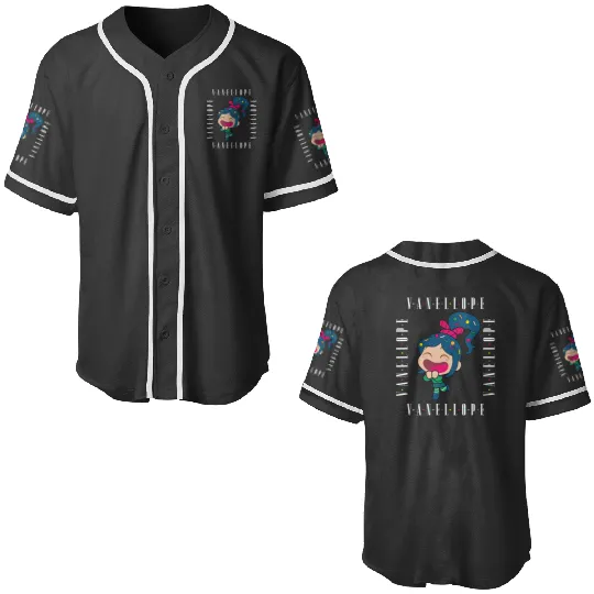 Disney Wreck-It Ralph Chibi Vanellope Excited Portrait Baseball Jerseys