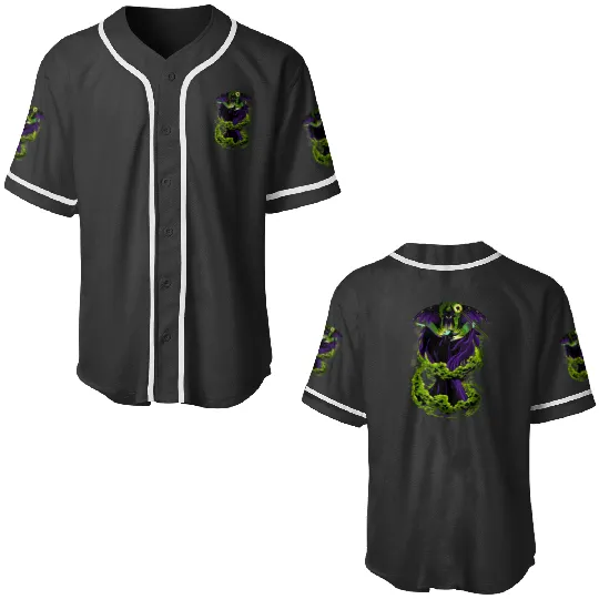 Disney Villains Maleficent Dragon Transformation Baseball Jerseys