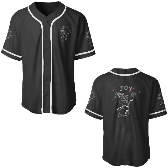 disney frozens Olaf Holiday Joy Baseball Jerseys