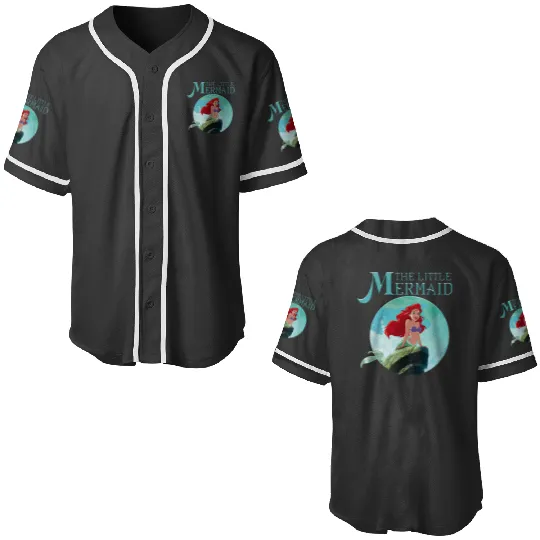 Discover Disney The Little Mermaid Ariel Splash Rock Movie Baseball Jerseys
