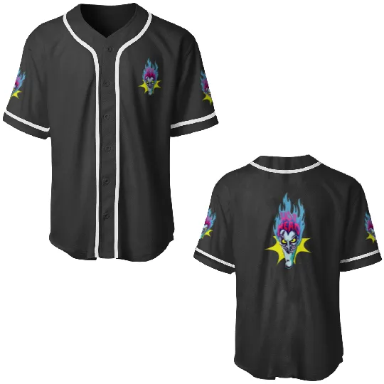 Disney Villains Hades Hot Head Baseball Jerseys