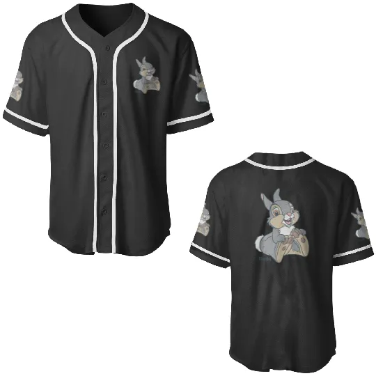Disney Bambi Thumper Big Portrait Baseball Jerseys