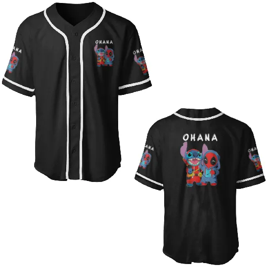 stitch ohana means Family  T-Shir  , Stitch Eras Tour , Stitch Shirt, Disney Land Lilo and Stitch Baseball Jerseys