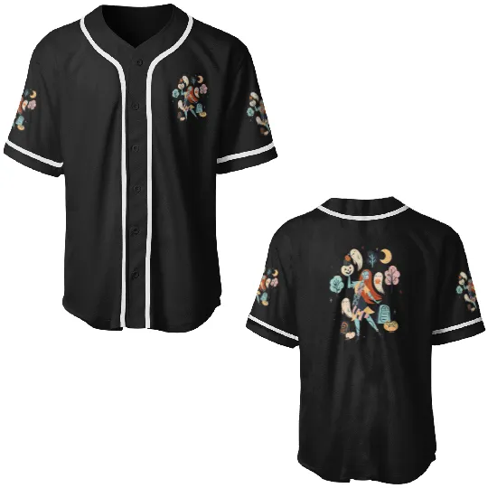 Disney The Nightmare Before Christmas Sally ghostss Halloween Baseball Jerseys