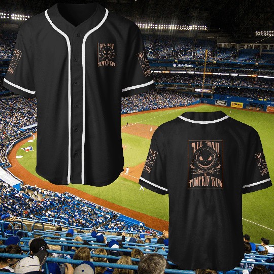 disney nightmare bee christmas hail pumpkin king premium Baseball Jerseys