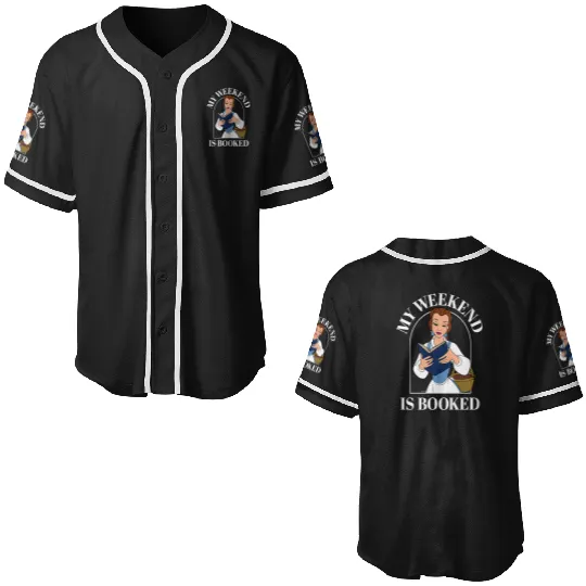 Disney Princess Belle My Weekend Is Booked Baseball Jerseys