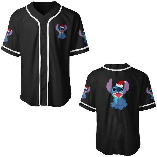 Santa Stitch Sticker, Stitch Eras Tour , Stitch Shirt, Disney Land Lilo and Stitch Baseball Jerseys
