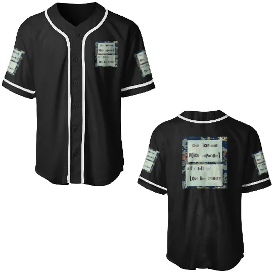Discover Taylor The Tortured Poets Department Art Collage Baseball Jerseys