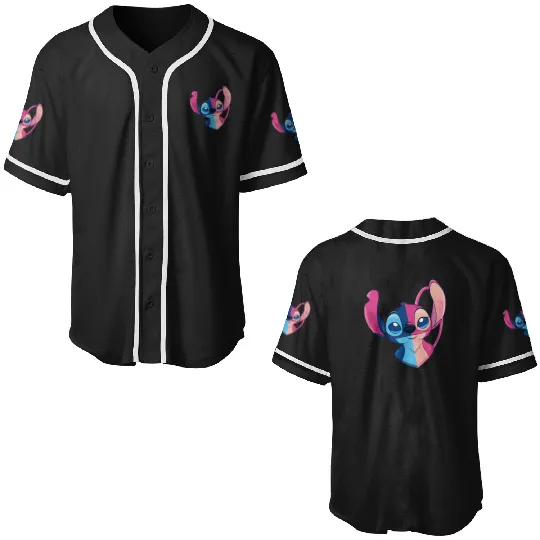 Stitch couple galaxy iPhone Case, Stitch Eras Tour , Stitch Shirt, Disney Land Lilo and Stitch Baseball Jerseys