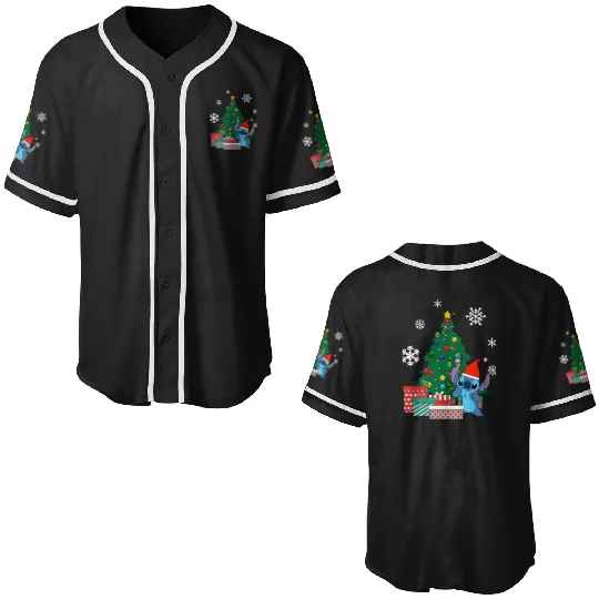 Stitch Christmas Sticker8, Stitch Eras Tour , Stitch Shirt, Disney Land Lilo and Stitch Baseball Jerseys