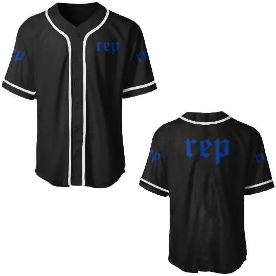 Discover Rep Blue Reputation Taylor Baseball Jerseys