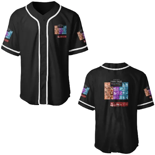 disney princess periodic table of fairy tales raglan baseball Baseball Jerseys