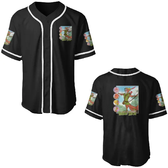 Disneys robin hood Disneys film Baseball Jerseys