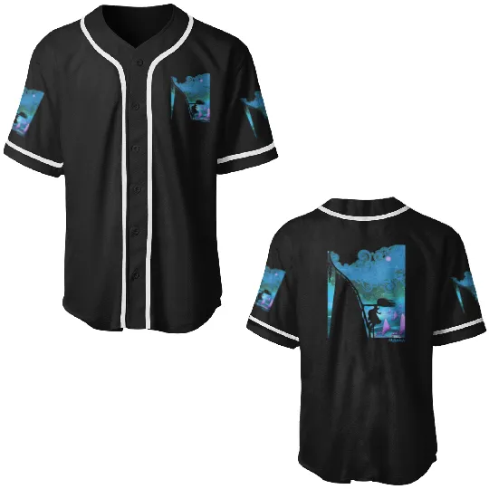 Disney Moana Boat Ride Night Sky Graphic Baseball Jerseys