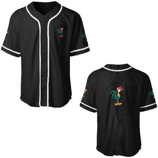 Disney Moana HeiHei I'm In Charge Here Portrait Baseball Jerseys