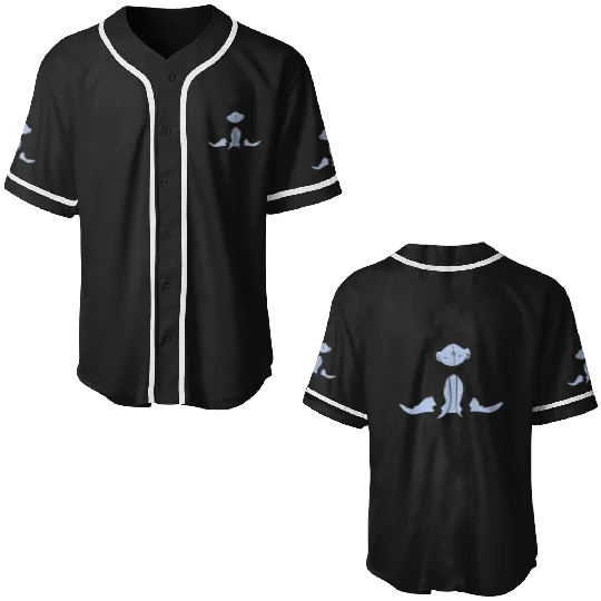 Disney Winnie The Pooh Eeyore Simple Sketch Portrait Baseball Jerseys