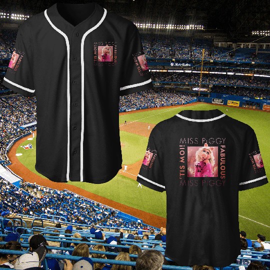Disneys muppets miss piggy tis moi fabulous Baseball Jerseys
