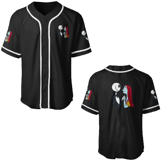 Disney The Nightmare Before Christmas Jack and Sally Baseball Jerseys