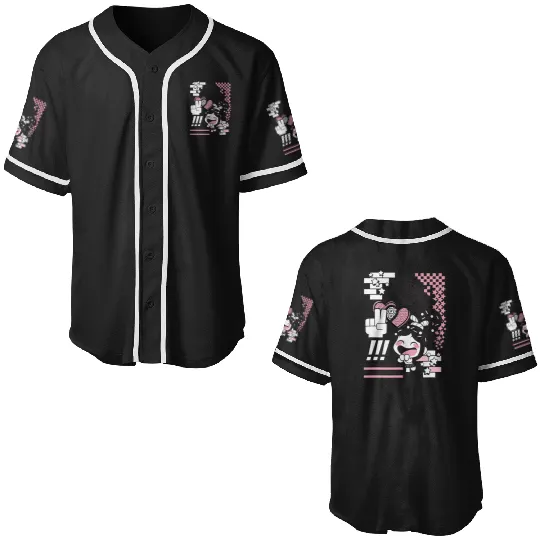 Disney WreckIt Ralph Von Sweetz Vanellope Kawaii Logo Baseball Jerseys