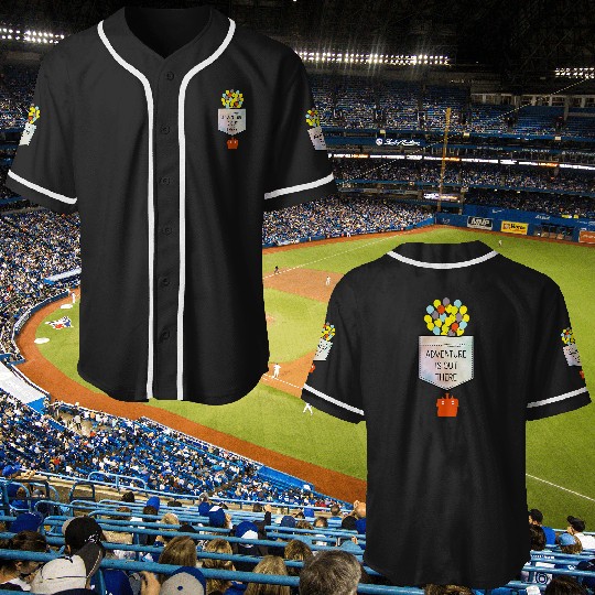 Disney Pixar Up Adventure Is Out There Faux Pocket Baseball Jerseys