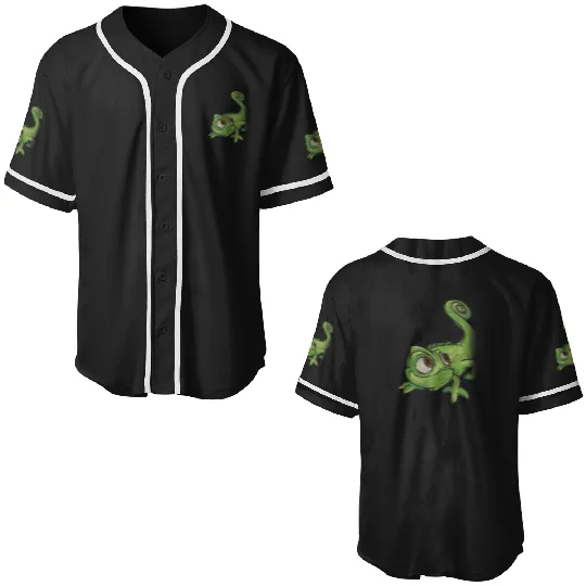 Disneys tangled pascal sketch premium Baseball Jerseys