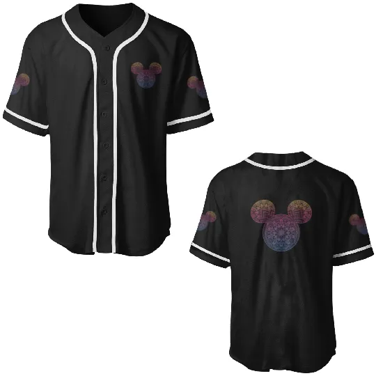 Disney Mickey And Friends Mandala Mickey Ears Baseball Jerseys