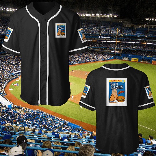 Bobs Burgers cereal Baseball Jerseys