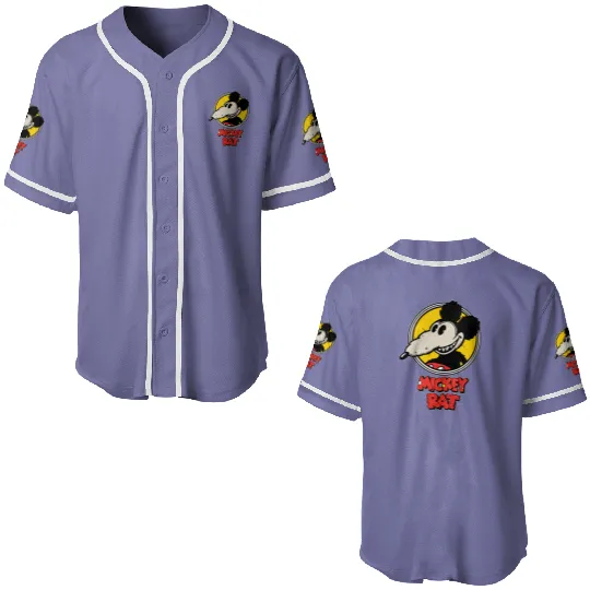 Mickey Rat Essential Baseball Jerseys, Retro Disney Mickey Mouse Baseball Jerseys, Vintage Disney Baseball Jerseys
