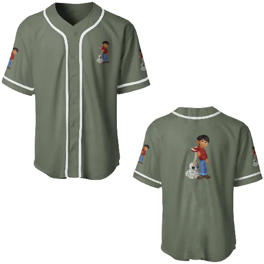 Disney Pixar Coco | Miguel | Playing Guitar Baseball Jerseys
