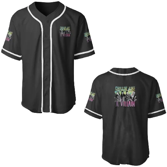 Disney Descendants Chillin Like A Villain 4213 Baseball Jerseys