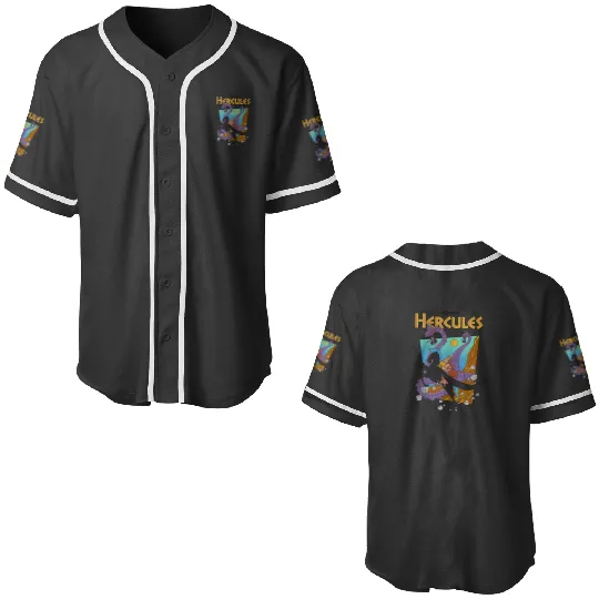 Disney Hercules Hydra Classic Movie Poster Baseball Jerseys