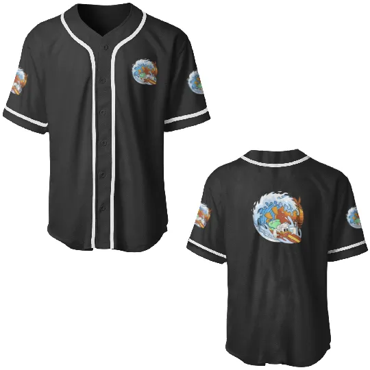 Disney Mickey and Friends Donald Duck Surfing Baseball Jerseys