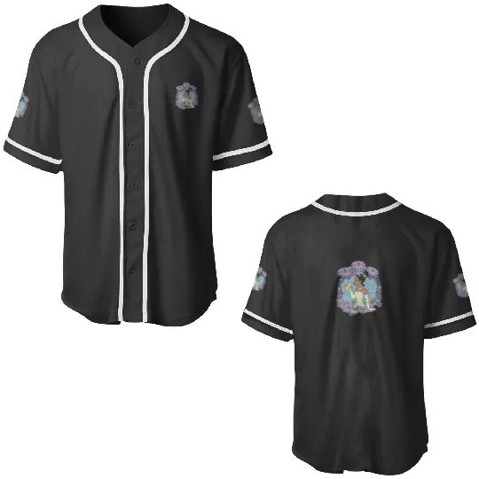 Disneyss Princess And The Frog Tiana Naveen Frog Glass Baseball Jerseys