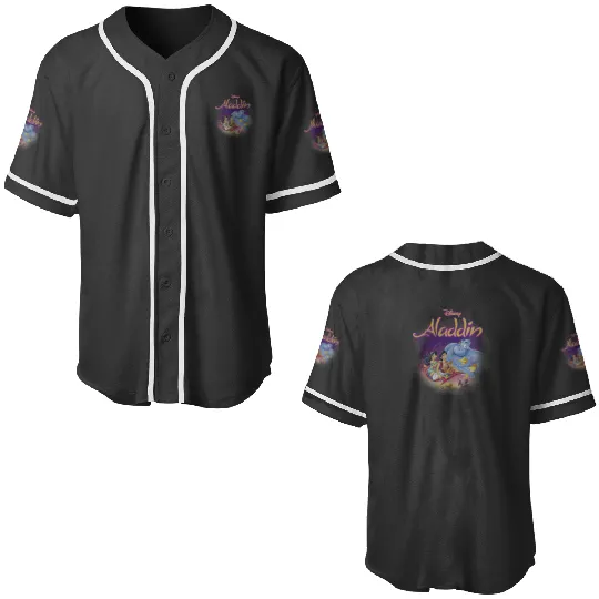 Disney Aladdin Magic Carpet Movie Cast Baseball Jerseys