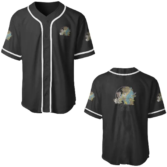 Disney Beauty And The Beast Classic Group Shot Baseball Jerseys
