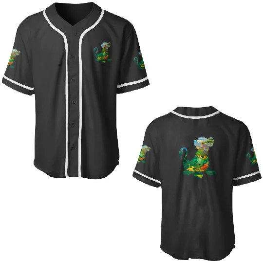 Disney Lion King Simba Silhouette Graphic TShirt Baseball Jerseys