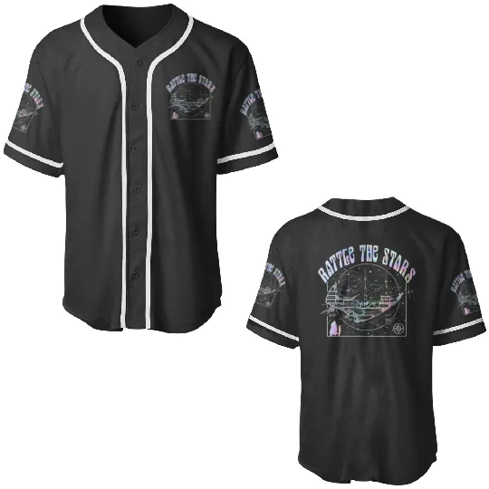 Disneyss Treasure Planet Vintages Rattle The Stars Rainbow Neon Baseball Jerseys