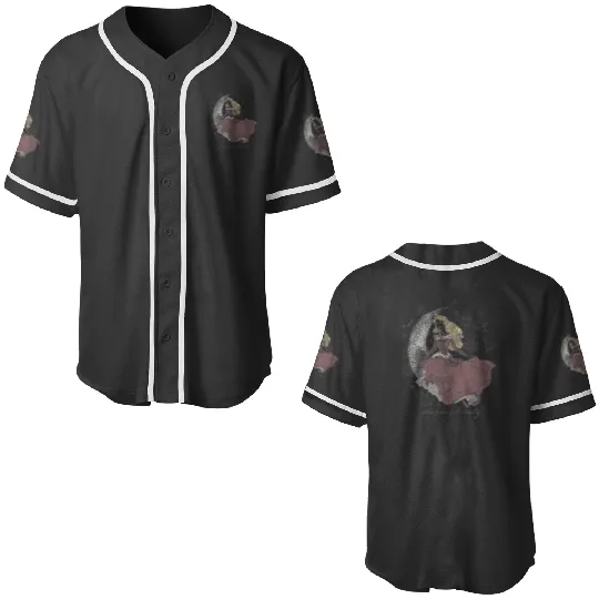 Disneyss Sleeping Beauty Pink Moon Constellations Baseball Jerseys