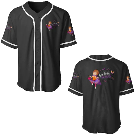 Disneyss Halloween Fancy Nancy Boo La La Baseball Jerseys