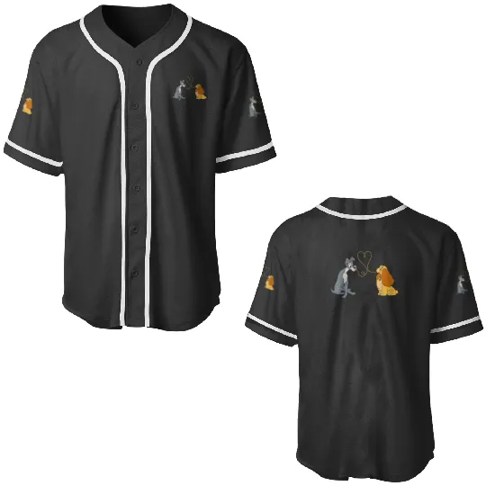 Disney Lady and The Tramp Bella Notte Baseball Jerseys