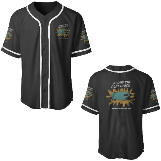 Disneyss Phineas And Ferb Perry The Platypus Baseball Jerseys