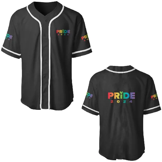 Disney Pride Collection Rainbow Mickey Mouse Icon Pride 2024 Baseball Jerseys