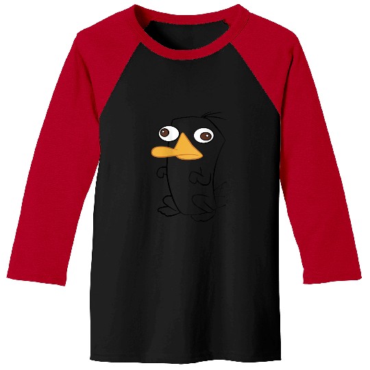 Disneys Phineas And Ferb Perry The Platypus Cute Portrait Baseball Tees