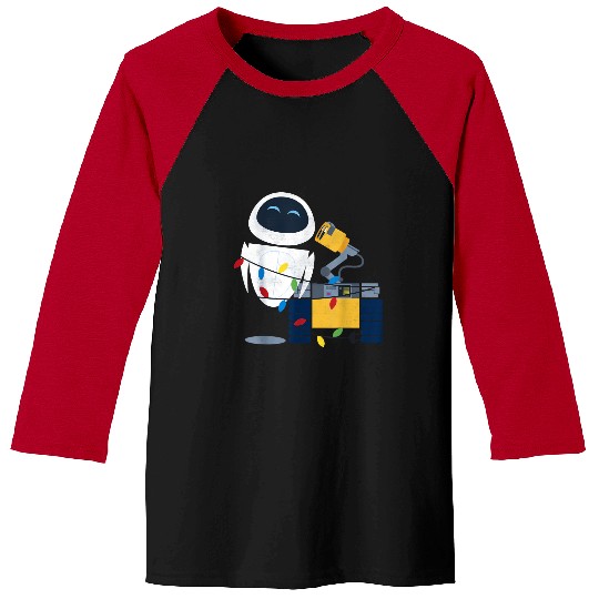 Disneyy Pixarr Wall-E Eve Christmas Light Wrap Baseball Tees
