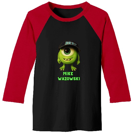 Disney-Parks Monsters Inc Mike Wazowski Baseball Tees