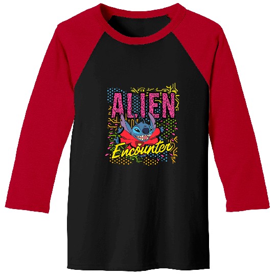 disneys Stitch Alien Encounter Baseball Tees